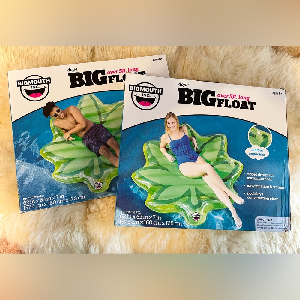 x2 Big Mouth Dope Pool Float - New in Box